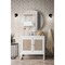 James Martin Vanities Athens 36in Single Vanity, Glossy White w/ 3 CM White Zeus Quartz Top E645-V36-GW-3WZ - alternate 2